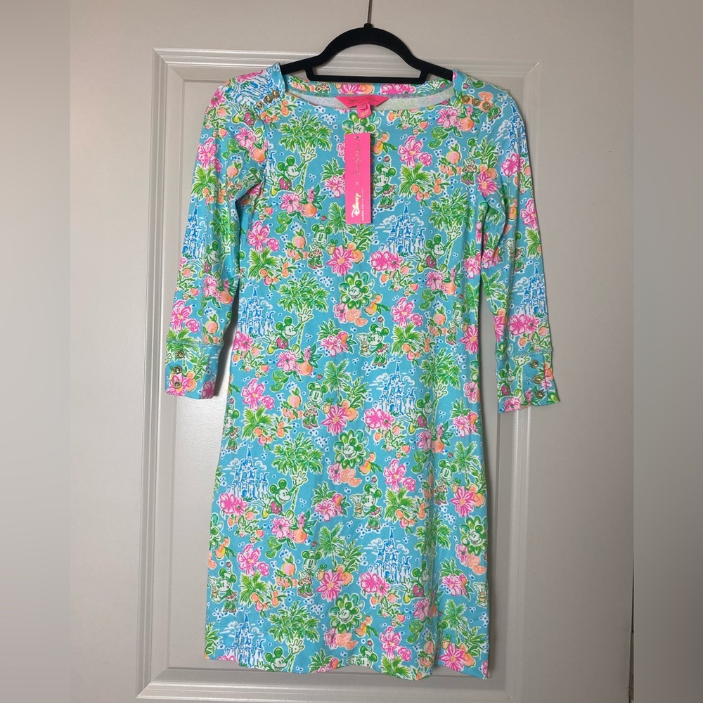 Lilly Pulitzer Disney Long Sleeve Sophie Cover Up Dress - NWT
